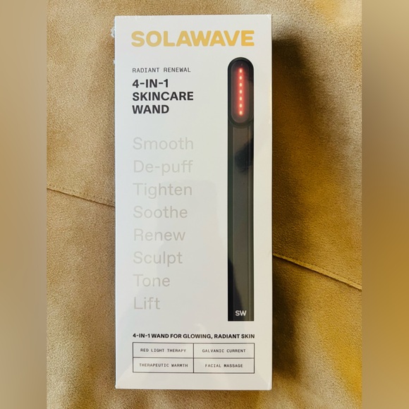 Brand New- SolaWave 4-in-1 Skincare Wand - Matte Black
